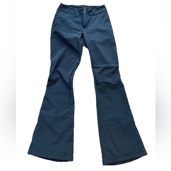 The north face Apex Windwall ladies size 2 snow ski pants black stretch bootcut - Picture 1 of 12
